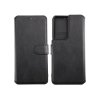 Samsung Galaxy S21 Ultra Cover Detachable Wallet Case Black