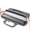 Water Resistant laptop-cover with pockets 16 inches Gray