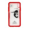 iPhone X/iPhone Xs Case Transparent Back Shock-resistant Red
