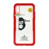 iPhone X/iPhone Xs Case Transparent Back Shock-resistant Red