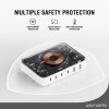 Desktop Charger 7in1 GaN 100W with Wireless charging White