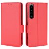 Sony Xperia 1 IV Cover with Card Slot Red