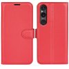 Sony Xperia 1 VI Cover Litchi Red