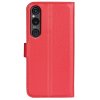 Sony Xperia 1 VI Cover Litchi Red