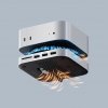 Mac Mini M4 Stand & Hub with SSD enclosure Silver