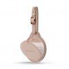 FindAll luggage tag with tracking Desert Rose