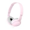 Wired Headphones ZX110 On-Ear 3.5mm Pink