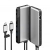 Dual USB-C Super Hub 10-in-1 Dual HDMI 4K@60Hz Space Grey