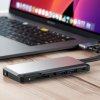 Dual USB-C Super Hub 10-in-1 Dual HDMI 4K@60Hz Space Grey