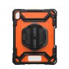 iPad 10.9 (gen 10)/iPad 11 (A16) Case Plasma Kickstand & Handstrap Orange Black