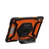 iPad 10.9 (gen 10)/iPad 11 (A16) Case Plasma Kickstand & Handstrap Orange Black