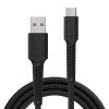USB-A to USB-C Cable Longlife 60W 2m Black
