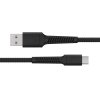 USB-A to USB-C Cable Longlife 60W 2m Black