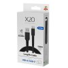 USB-A to USB-C Cable Longlife 60W 2m Black