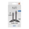 USB-C to USB-C Cable Longlife 100W 2m Grey