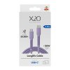 USB-C to USB-C Cable Longlife 100W 2m Purple