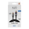 USB-C to USB-C Cable Longlife LED Display 100W 1.5m Black