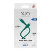 USB-C to USB-C Cable Superflex 60W 1.5m Green