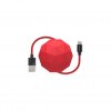 COSMO Lightning Cable with Storage 1.2 meter Red