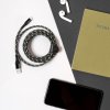 Cable USB to Lightning Kevlar 1.2m Black Gold