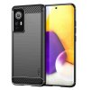 Xiaomi 12/12X Case Brushed Carbon fiber texture Black