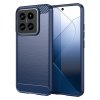 Xiaomi 14 Case Brushed Carbon fiber texture Blue