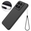 Xiaomi 14 Case with Strap Silicone Black