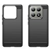 Xiaomi 14T Case Brushed Carbon fiber texture Black