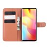Xiaomi Mi Note 10 Lite Cover with Stand Brown