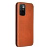 Xiaomi Redmi 10 Cover Carbon Fiber Texture Brown