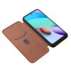 Xiaomi Redmi 10 Cover Carbon Fiber Texture Brown
