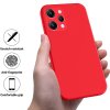 Xiaomi Redmi 12 Case with Strap Silicone Red