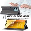 Xiaomi Redmi Note 13 5G Cover with Card Slot Stand Function Grey