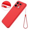 Xiaomi Redmi Note 13 Pro 5G Case with Strap Silicone Red