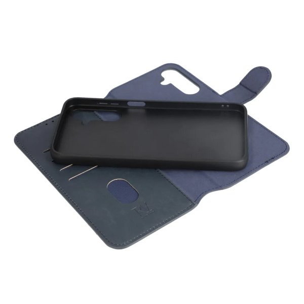 Samsung Galaxy A25 Cover Detachable Wallet Case Blue