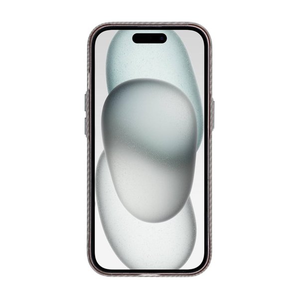 iPhone 15 Case Carbon Fiber Pattern MagSafe Grey