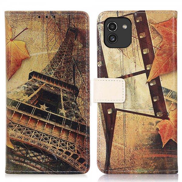 Samsung Galaxy A03 Cover Print Eiffeltower Autumn