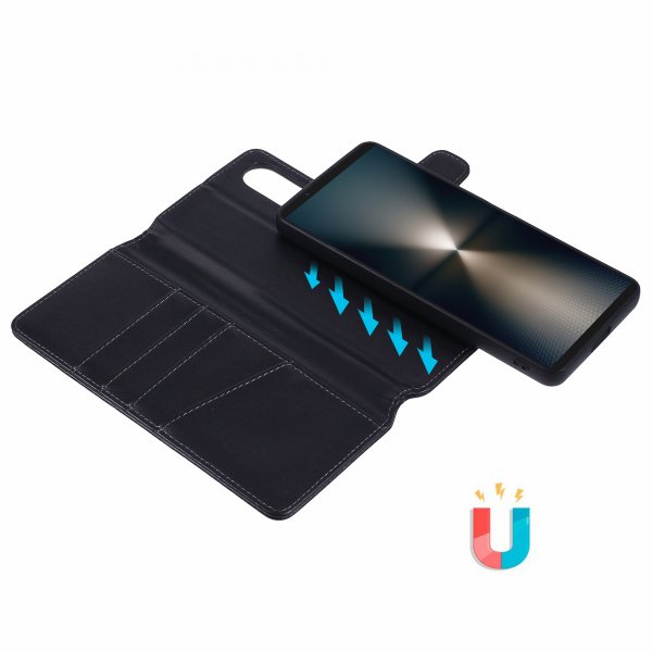 Sony Xperia 1 VI Cover MagLeather Raven Black