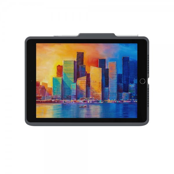 iPad 10.2 Cover with keyboard Pro Keys with Trackpad Nordic Black Gray