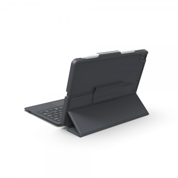 iPad 10.2 Cover with keyboard Pro Keys with Trackpad Nordic Black Gray