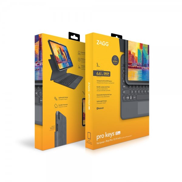 iPad Pro 12.9 Cover with keyboard Pro Keys Trackpad Nordic