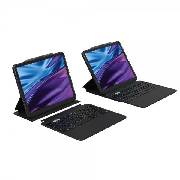 iPad Air 13 (M2/M3) Cover with Keyboard Pro Keys 2 Nordic Layout Black