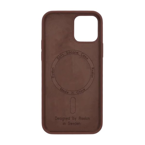 iPhone 12/iPhone 12 Pro Case Silicone MagSafe Brown