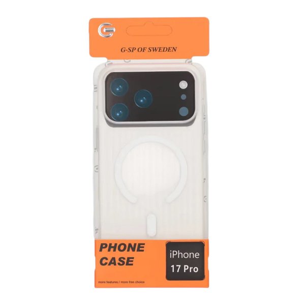 iPhone 17 Pro Case Corrugated MagSafe White