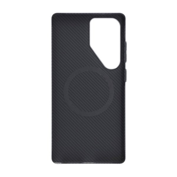 Samsung Galaxy S25 Ultra Case Carbon Fiber Pattern MagSafe Black