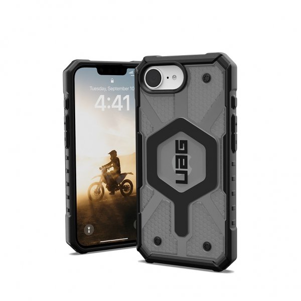 iPhone 16e/17e Case Pathfinder Clear MagSafe Ash