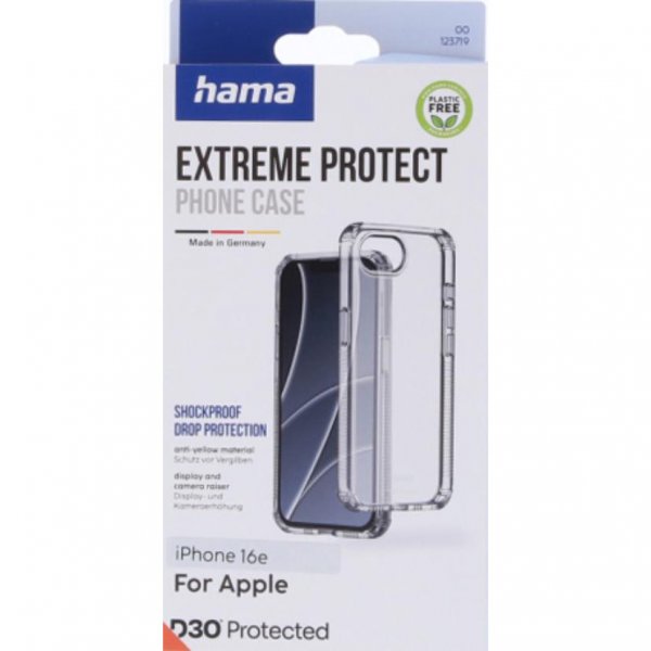 iPhone 16e/17e Case Extreme Protect Transparent