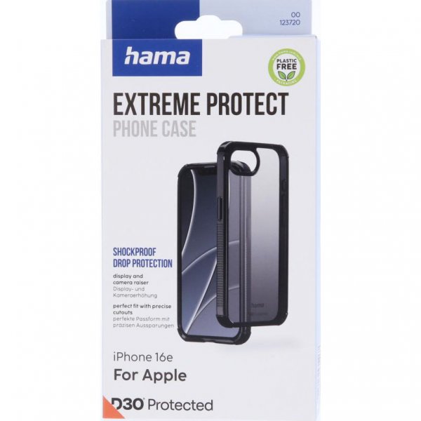 iPhone 16e/17e Case Extreme Protect Black
