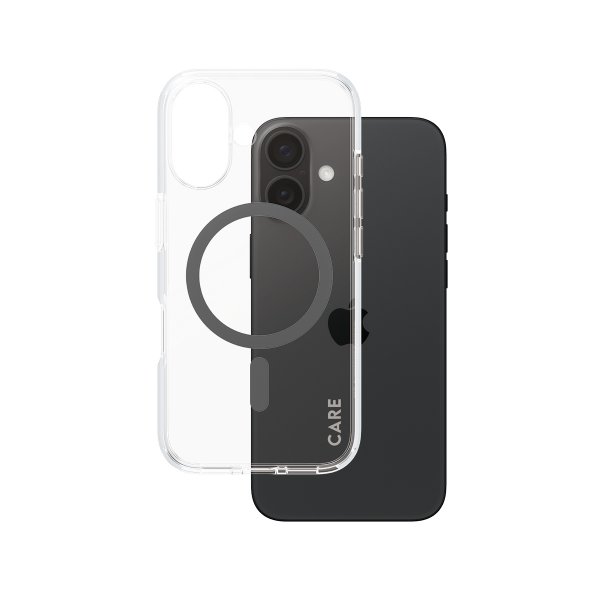 iPhone 16 Case Urban Combat MagSafe Black Transparent