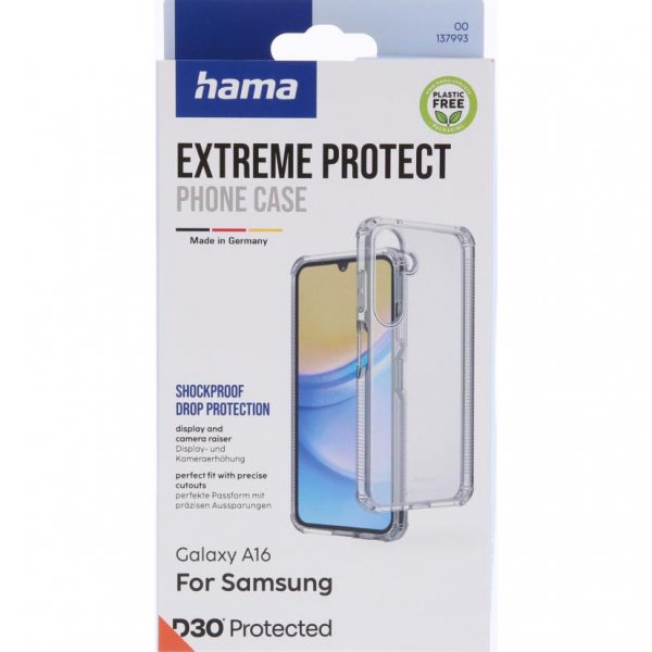 Samsung Galaxy A16 Case Extreme Protect Transparent